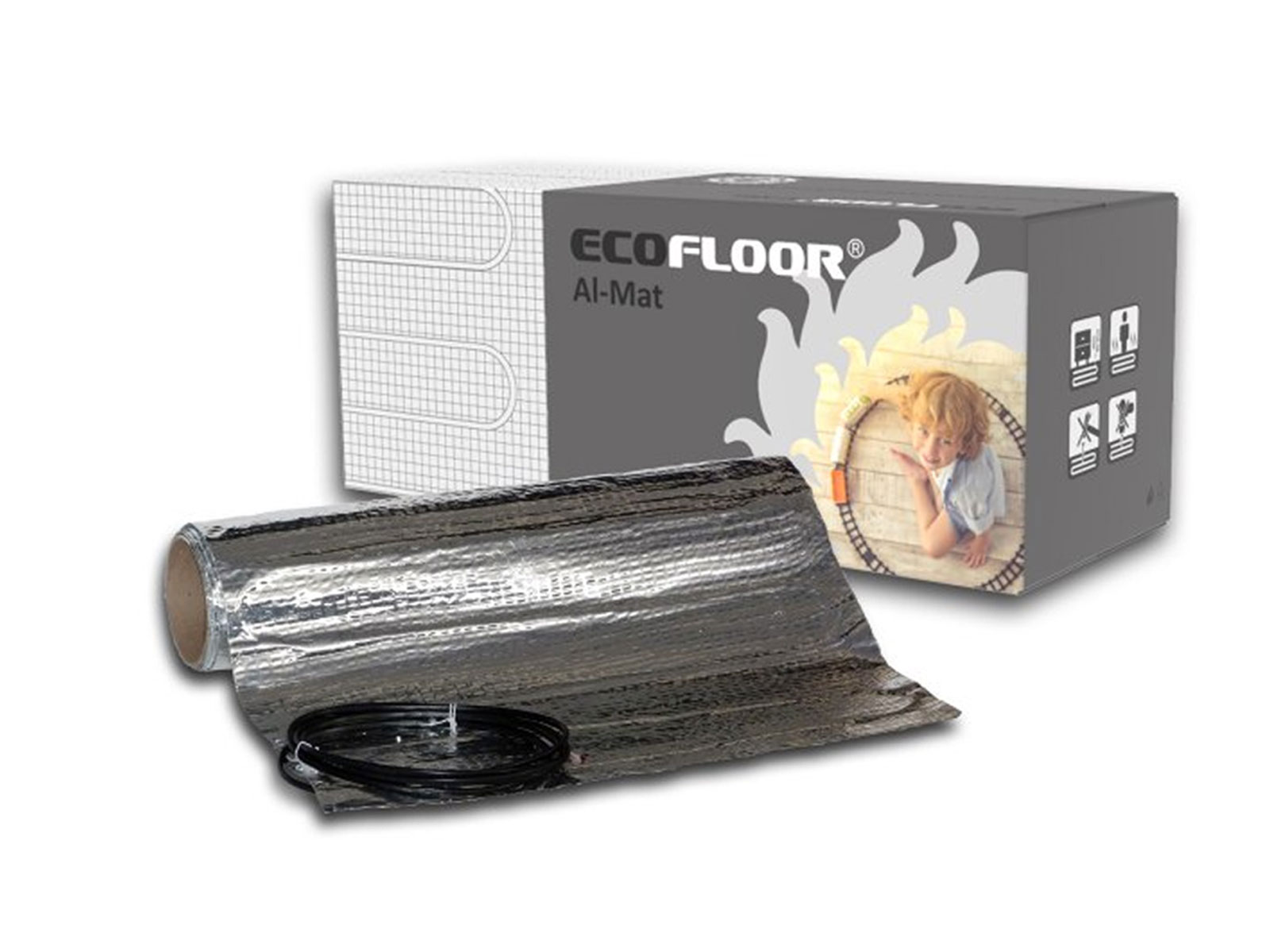 FENIX Alu-Heizmatte AL-MAT 140 W/m² für Laminat / Klickvinyl